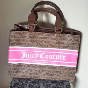 Juicy Couture BillboardBrown and Pink Vegan Leather W/ detachable Strap
